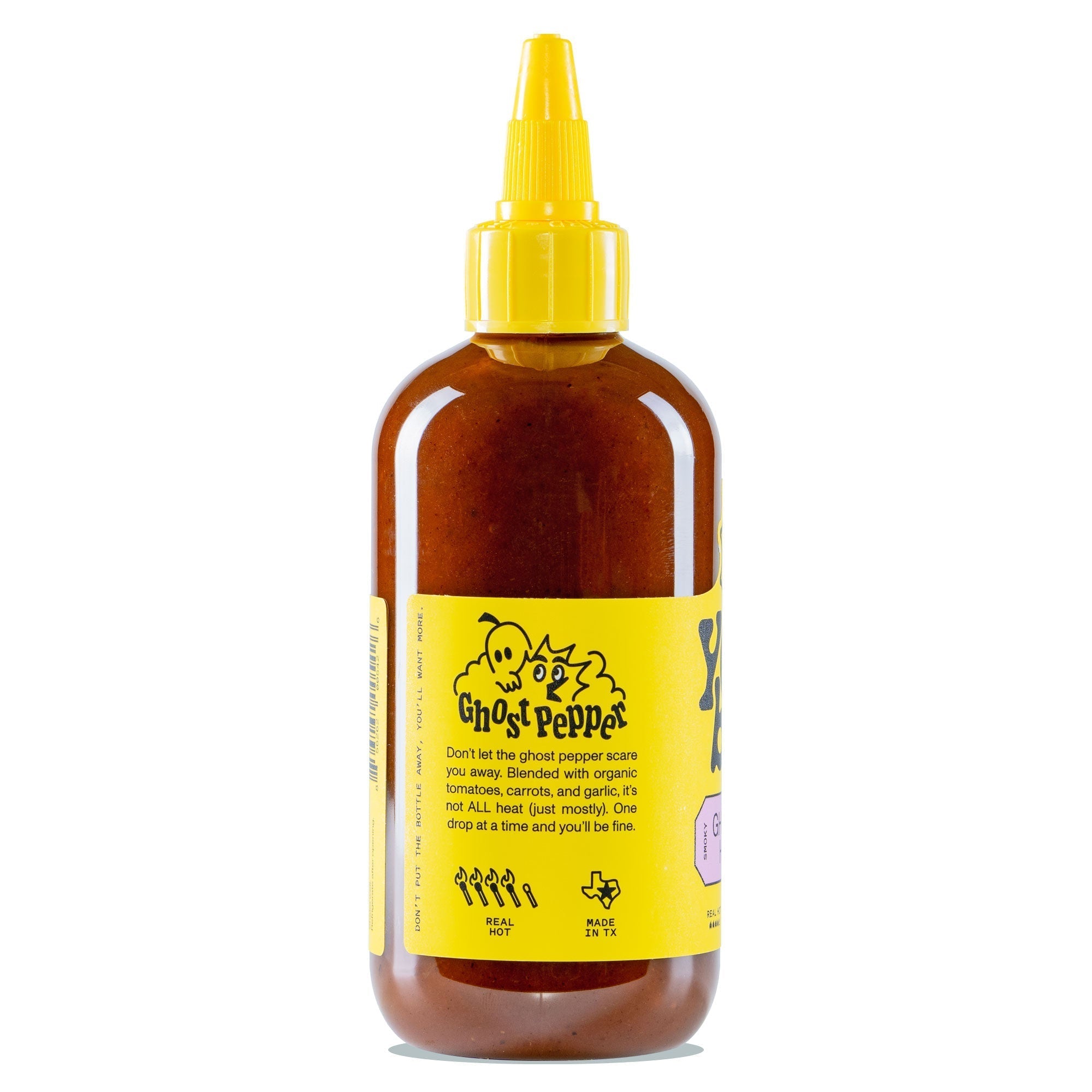 Made with Organic Ghost Pepper Hot Sauce