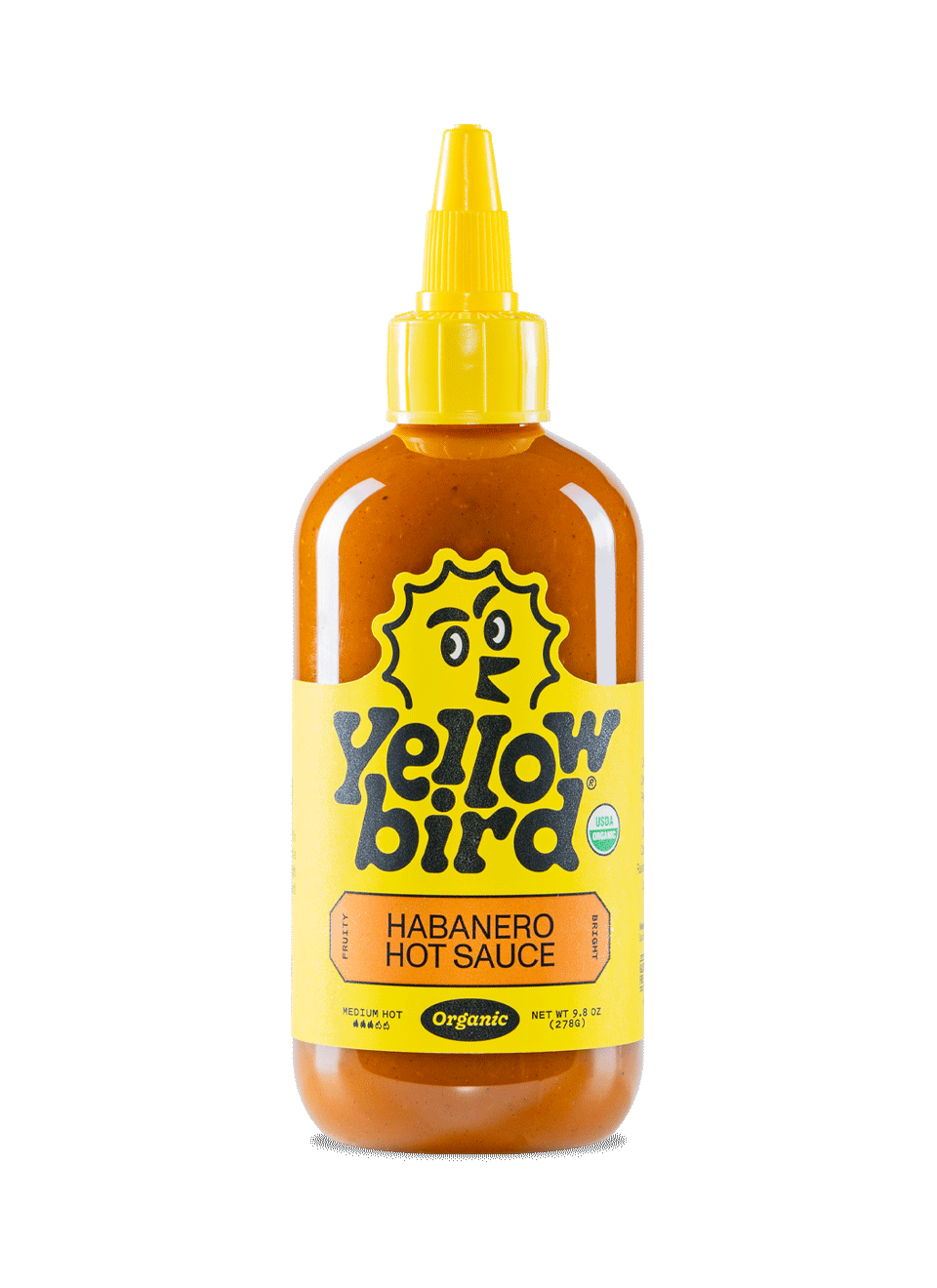Organic Yellowbird hot sauce collection